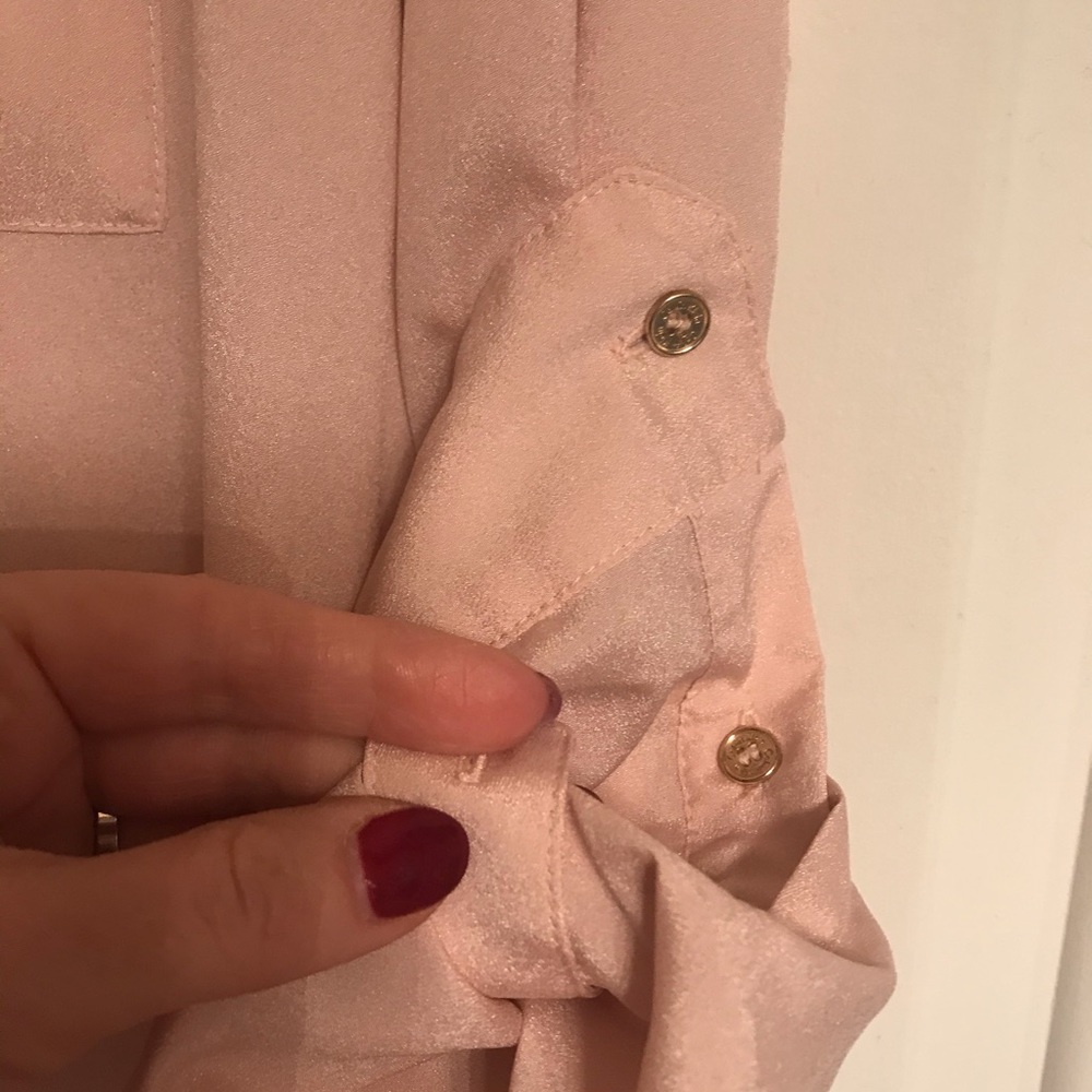 Calvin Klein Button Down Tunic Medium - image 4